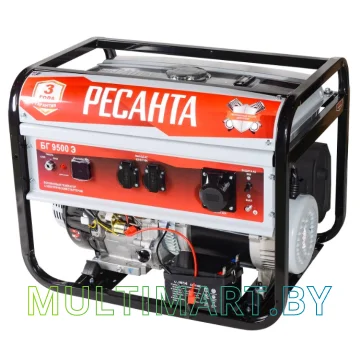 Бензиновый генератор Ресанта БГ 9500 Э картинка 2